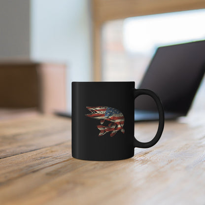 USA Pike Black Mug
