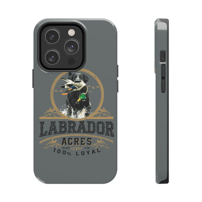 Labrador Acres Black Phone Case