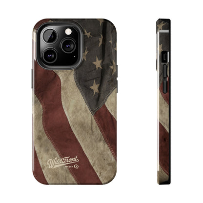 Vintage American Flag-Tough Phone Case
