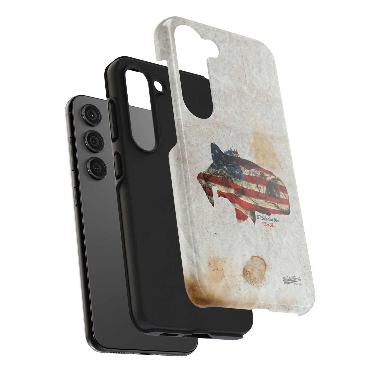 Largemouth Bass Filleted In The USA Tough Phone Cases