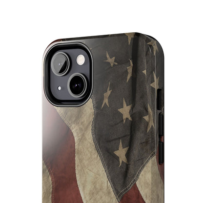 Vintage American Flag-Tough Phone Case