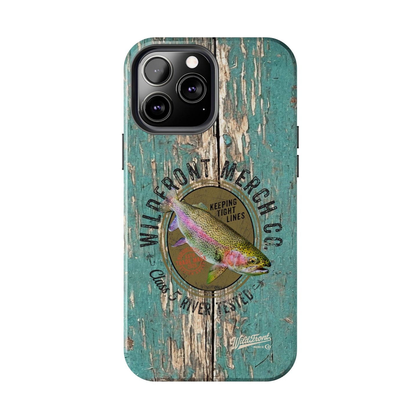 Vintage Rainbow Trout-Tough Phone Case