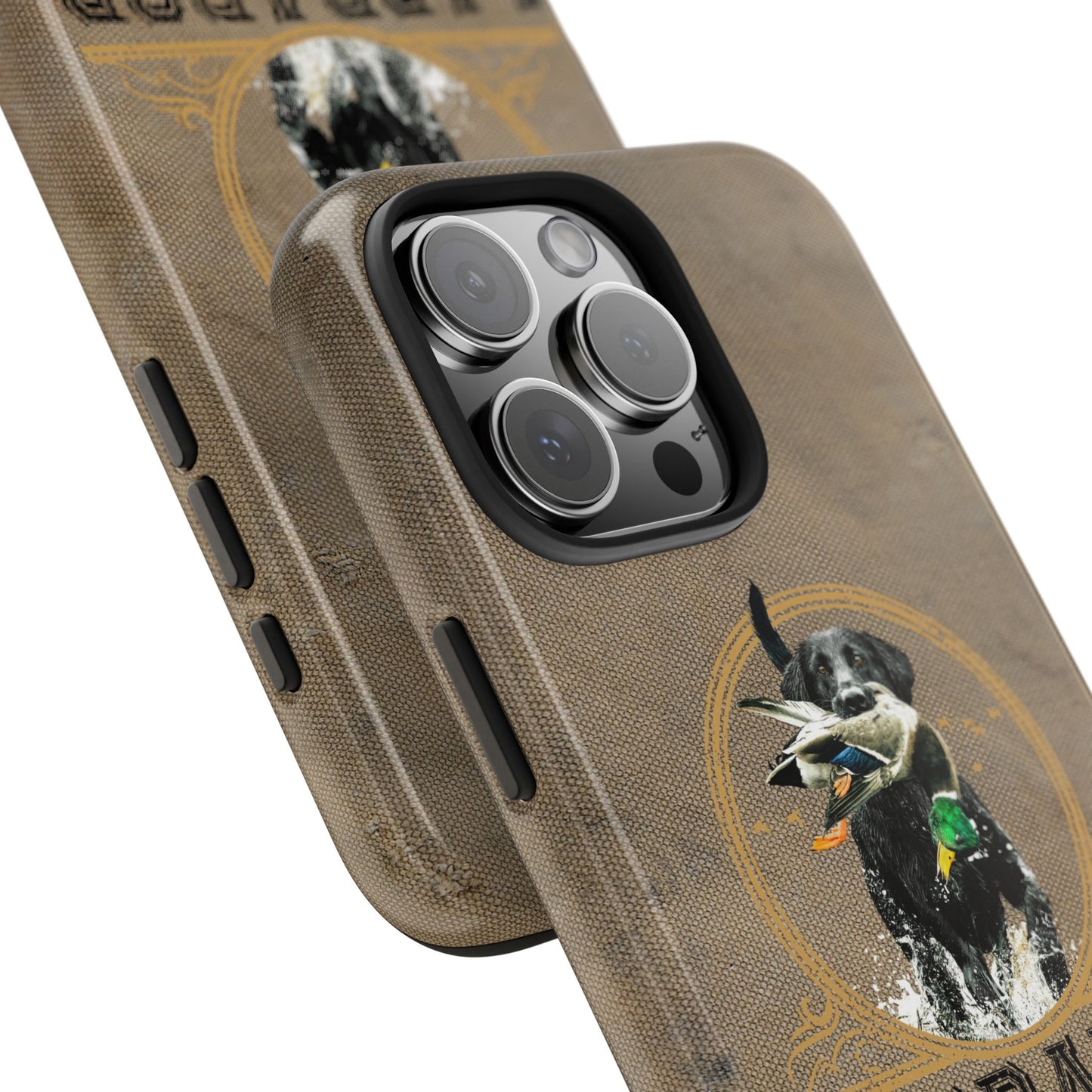 Black labrador-Tough Phone Cases