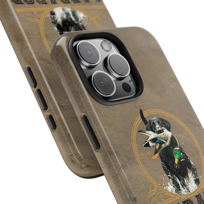 Black labrador-Tough Phone Cases