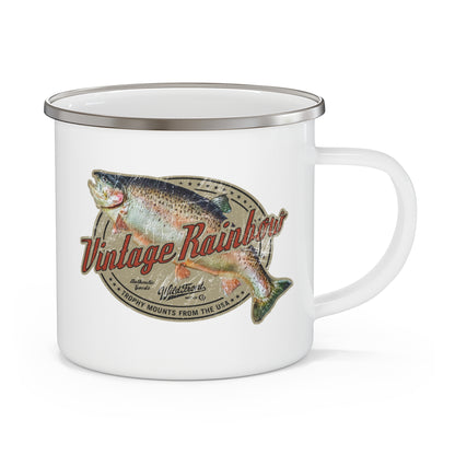 Vintage Rainbow Enamel Camping Mug