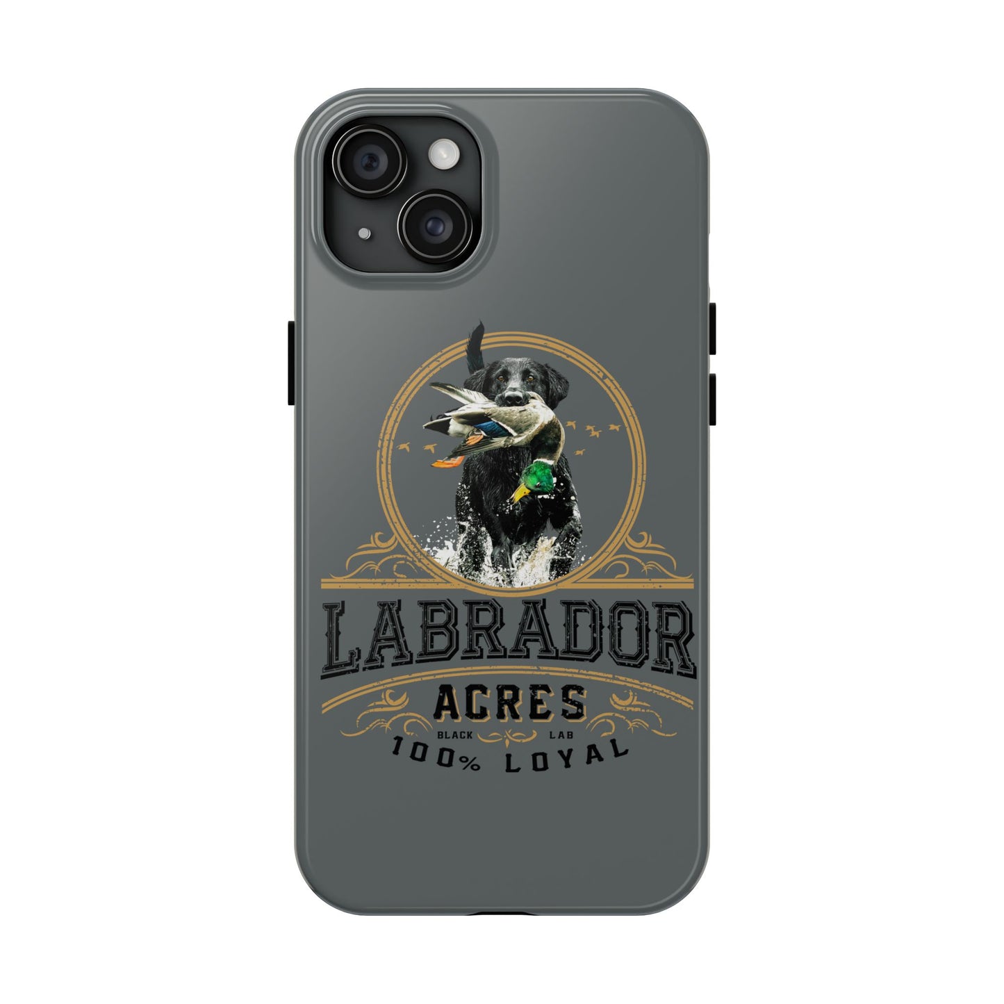 Labrador Acres Black Phone Case