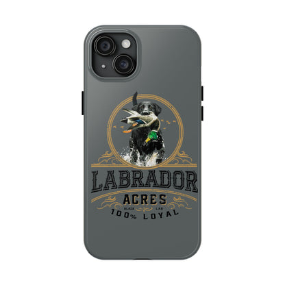 Labrador Acres Black Phone Case