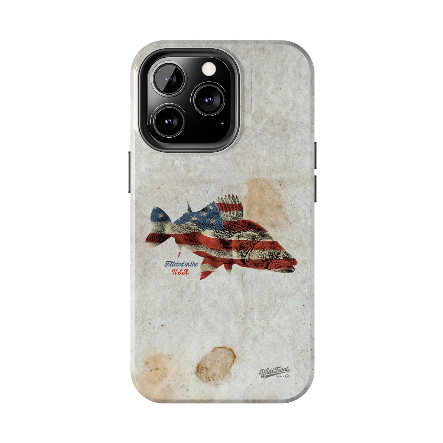 Walleye Filleted In The USA Tough Phone Cases