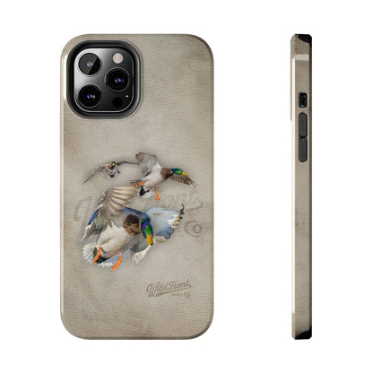 Mallards Flying-Tough Phone Case