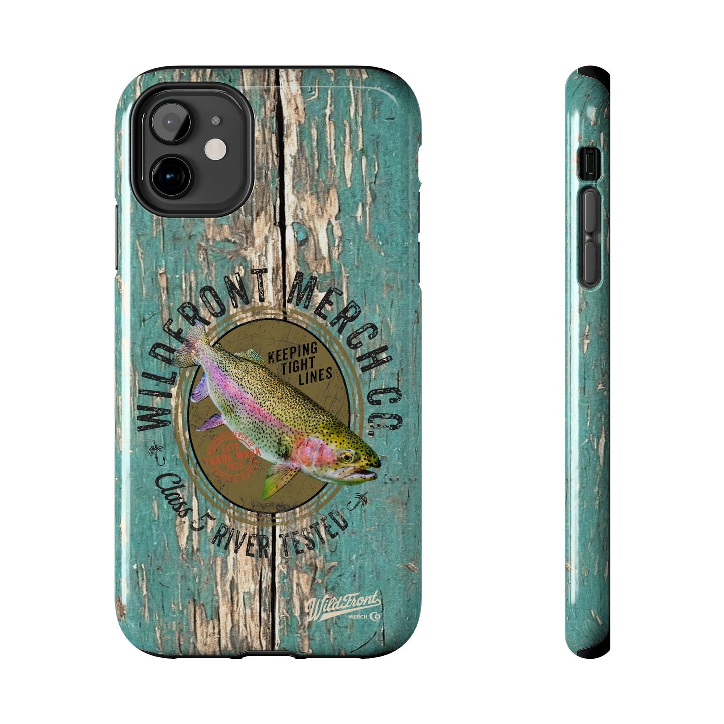 Vintage Rainbow Trout-Tough Phone Case