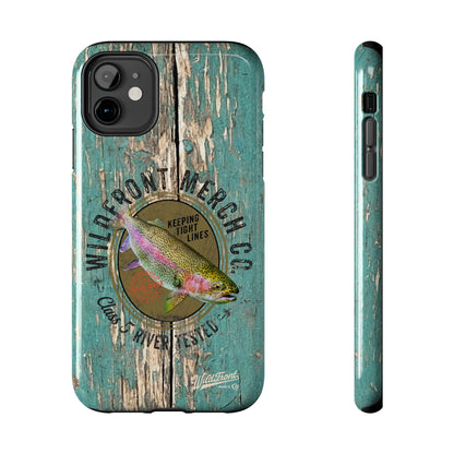 Vintage Rainbow Trout-Tough Phone Case