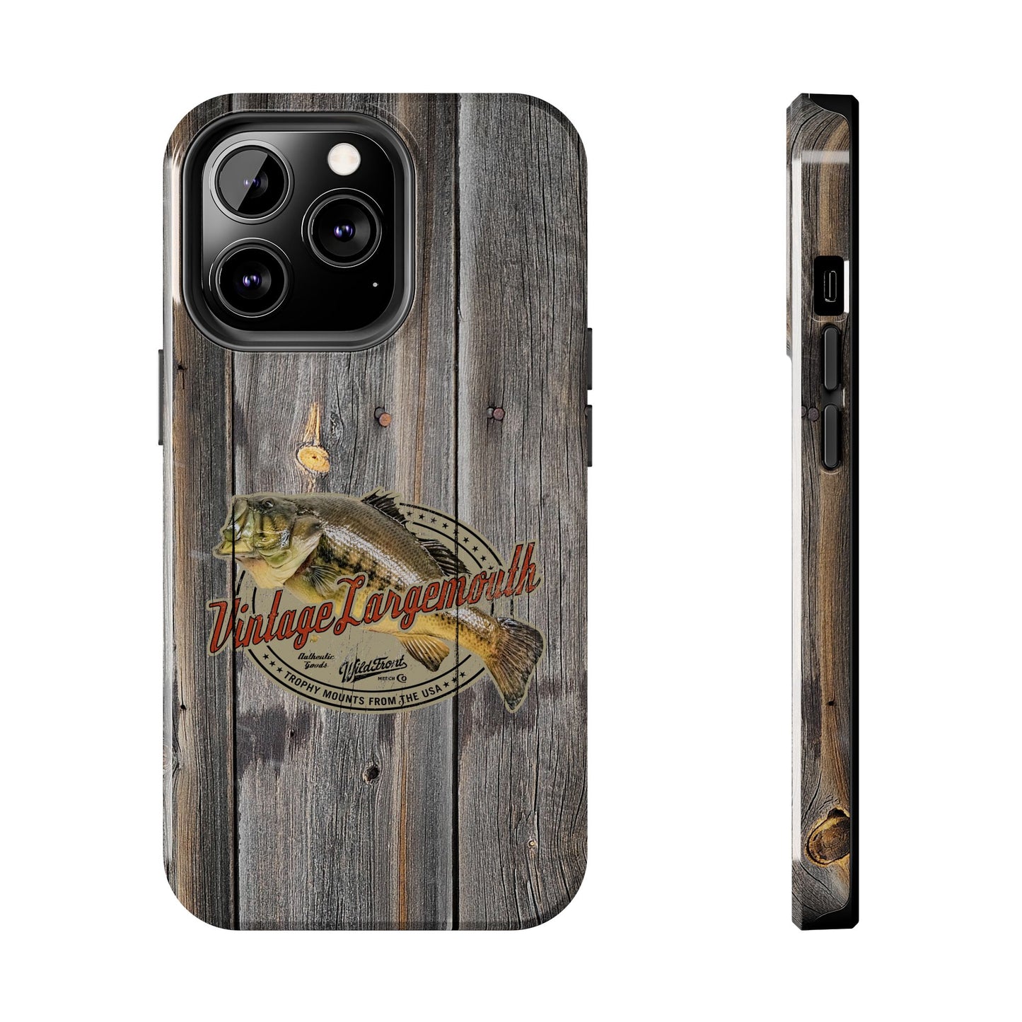 Vintage Largemouth Bass Tough Phone Cases