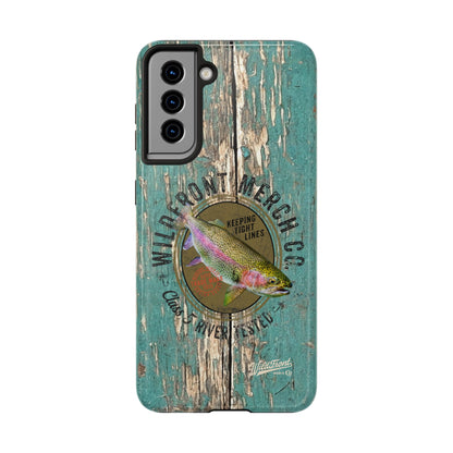 Vintage Rainbow Trout-Tough Phone Case