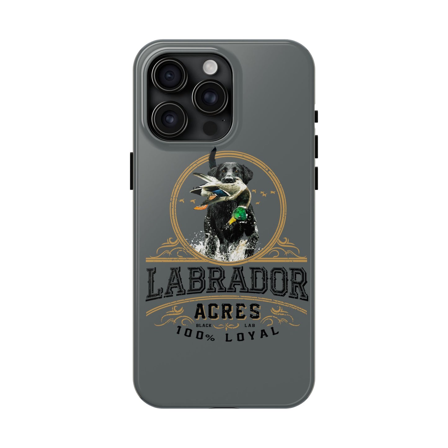 Labrador Acres Black Phone Case