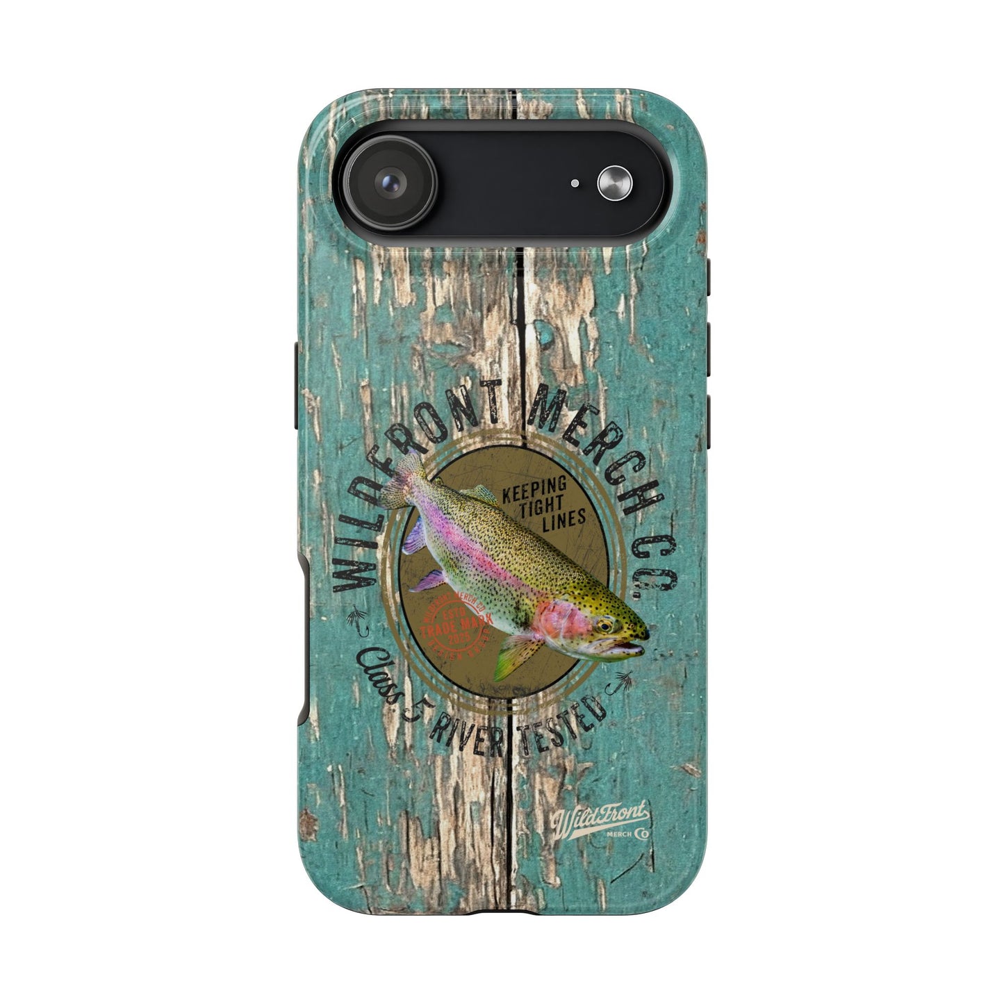 Vintage Rainbow Trout-Tough Phone Case