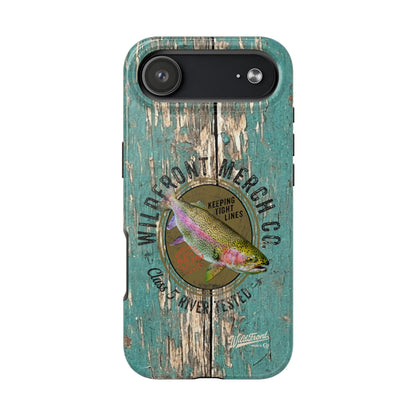 Vintage Rainbow Trout-Tough Phone Case
