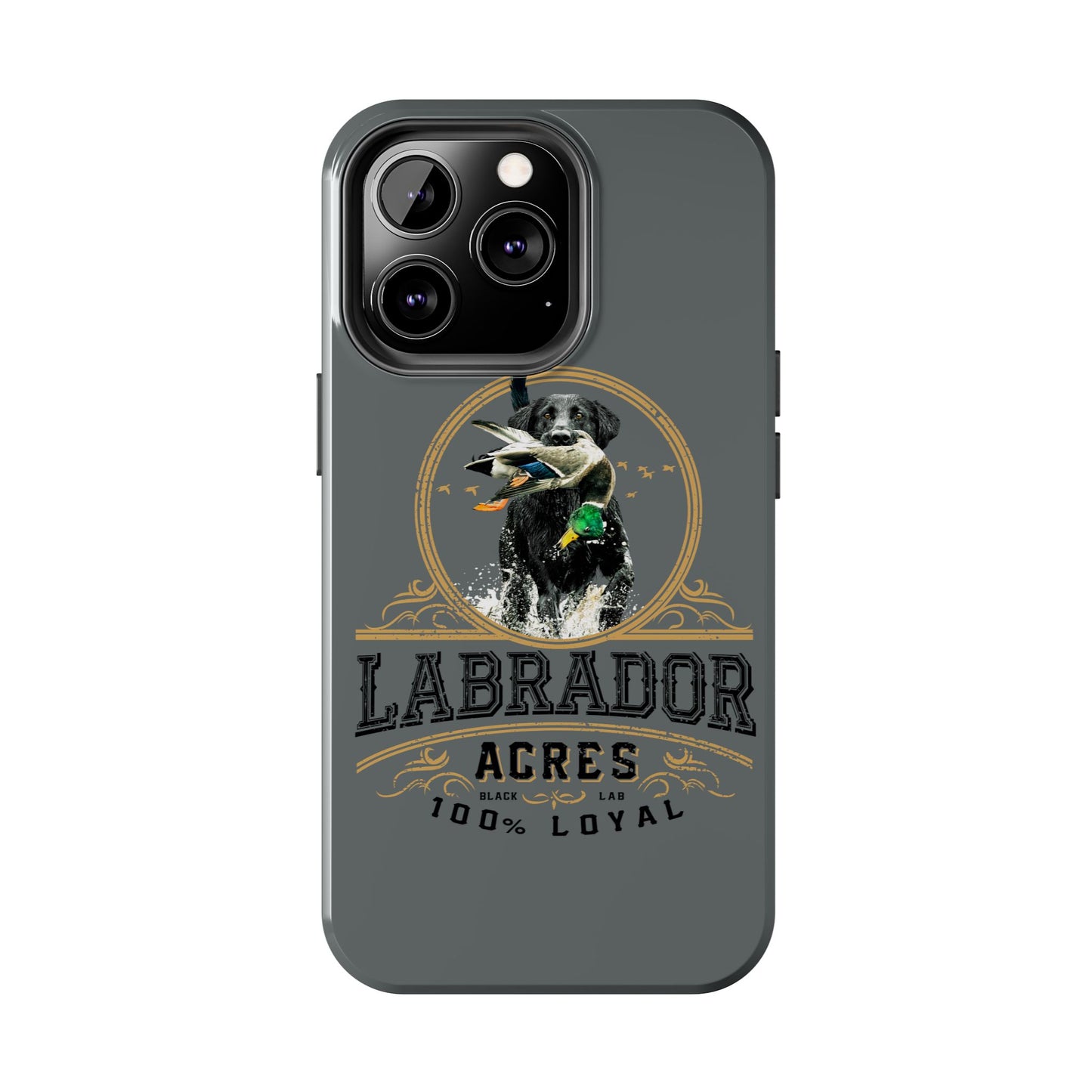 Labrador Acres Black Phone Case