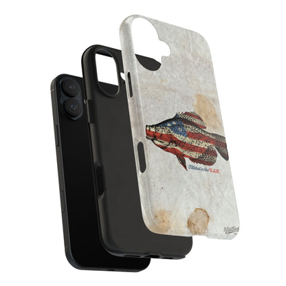 Crappie Filleted In The USA Tough Phone Cases