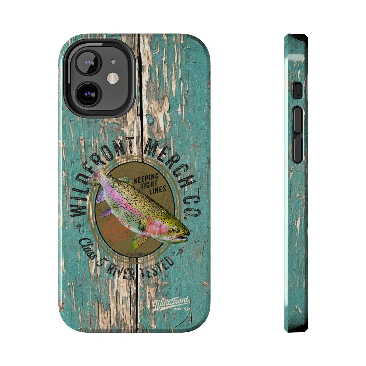 Vintage Rainbow Trout-Tough Phone Case