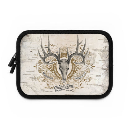 Whitetail Skull Laptop Sleeve