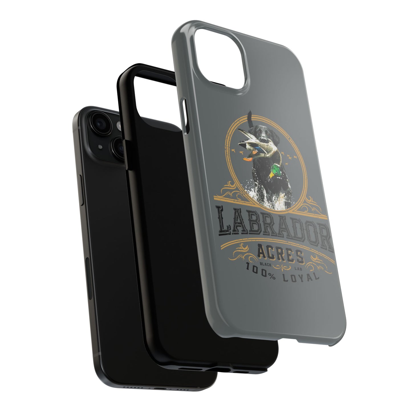 Labrador Acres Black Phone Case