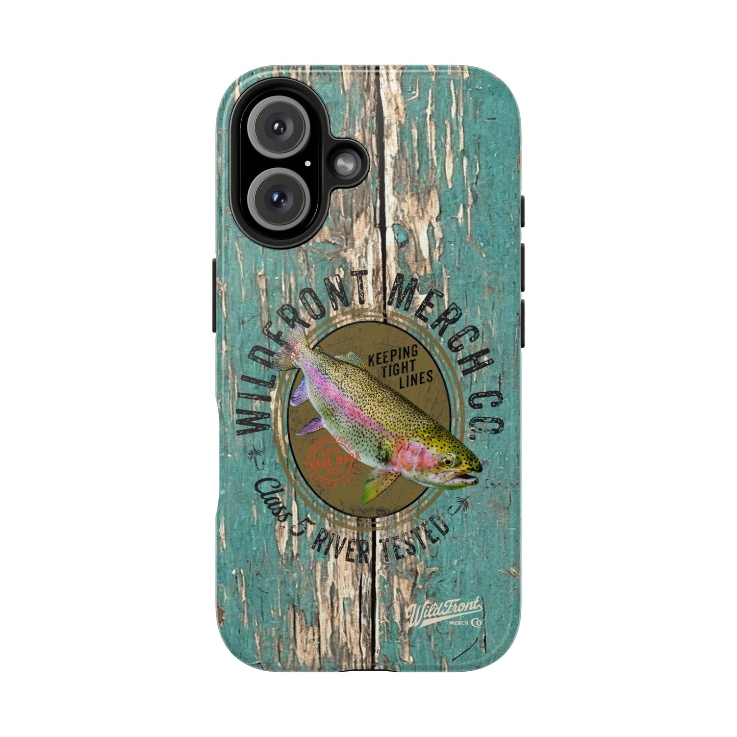 Vintage Rainbow Trout-Tough Phone Case