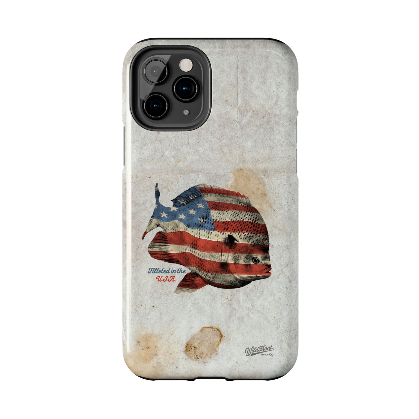 Bluegill Filleted In The USA Tough Phone Cases