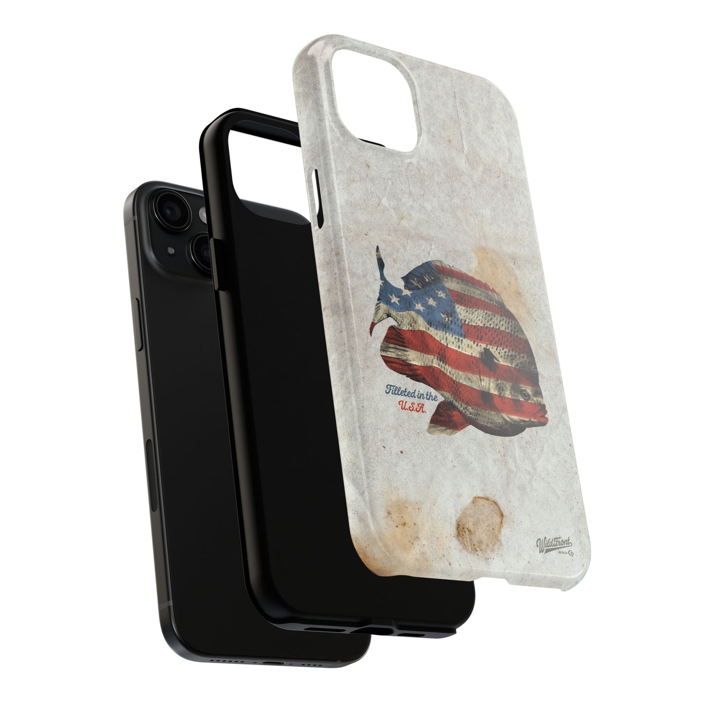 Bluegill Filleted In The USA Tough Phone Cases