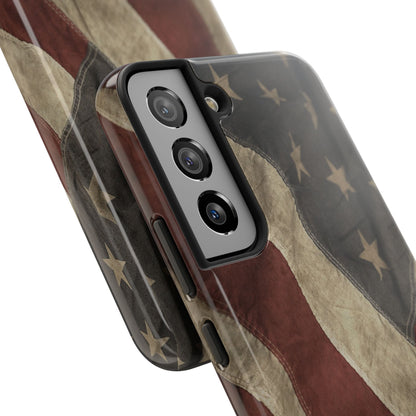 Vintage American Flag-Tough Phone Case