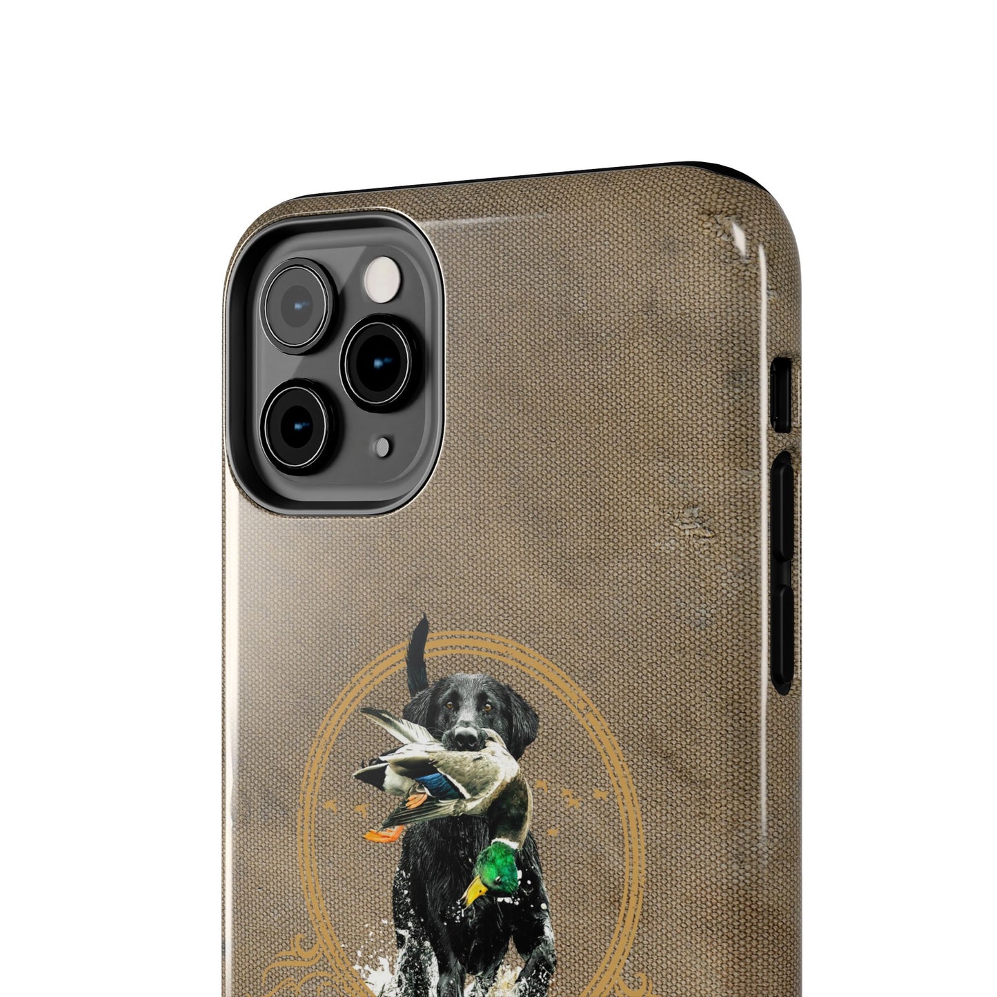 Black labrador-Tough Phone Cases