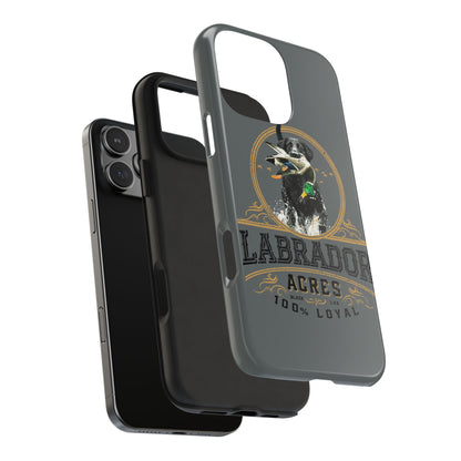 Labrador Acres Black Phone Case