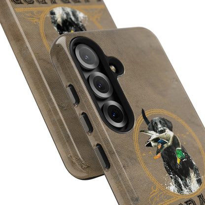 Black labrador-Tough Phone Cases