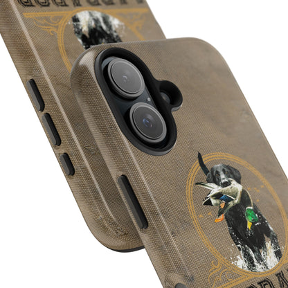 Black labrador-Tough Phone Cases