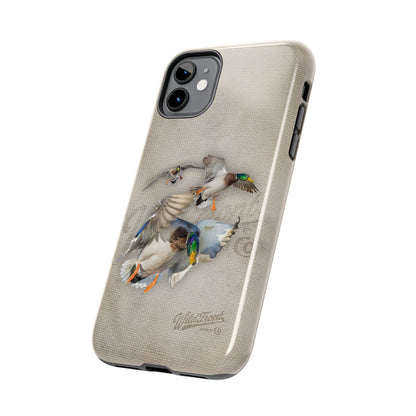 Mallards Flying-Tough Phone Case