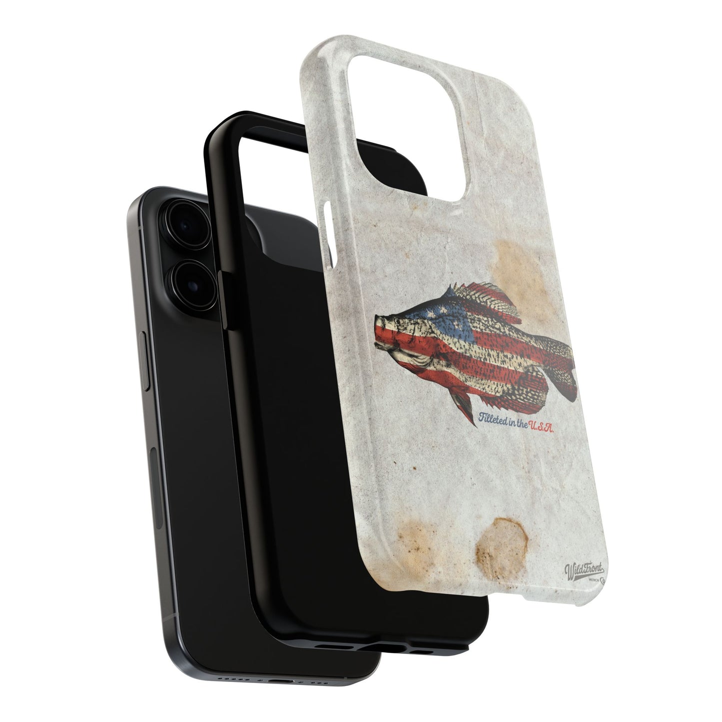 Crappie Filleted In The USA Tough Phone Cases