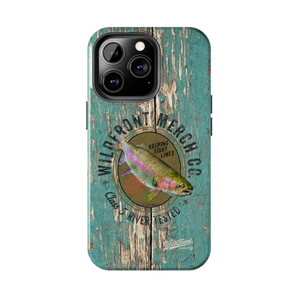 Vintage Rainbow Trout-Tough Phone Case