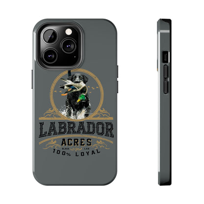 Labrador Acres Black Phone Case