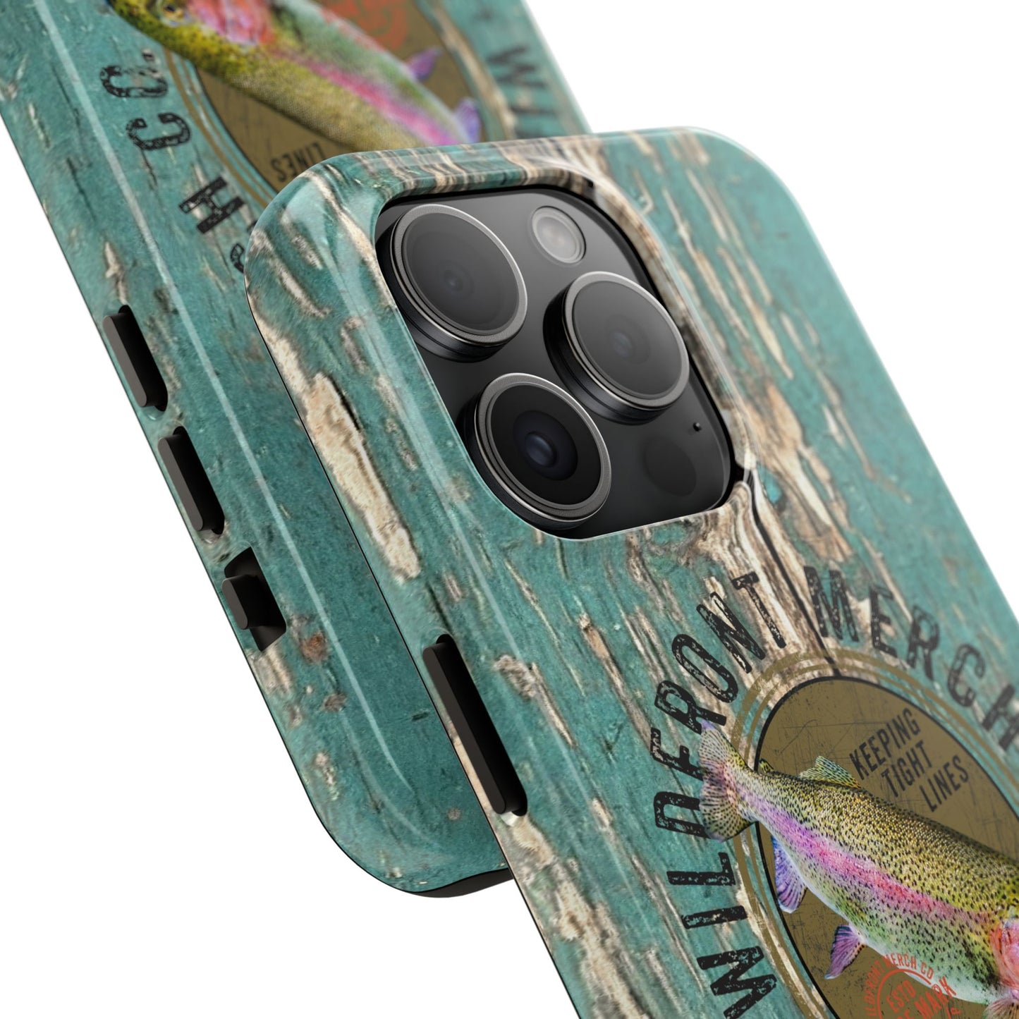 Vintage Rainbow Trout-Tough Phone Case