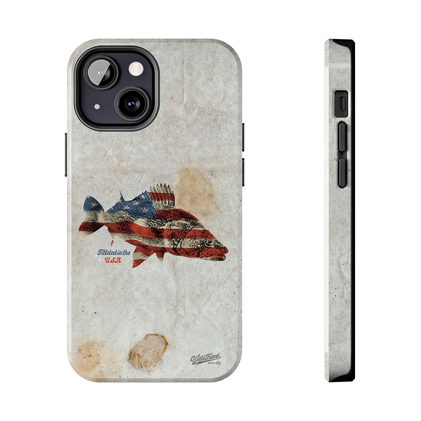 Walleye Filleted In The USA Tough Phone Cases
