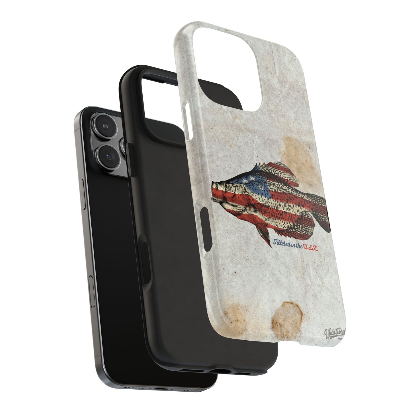 Crappie Filleted In The USA Tough Phone Cases