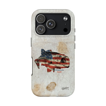 Largemouth Bass Filleted In The USA Tough Phone Cases
