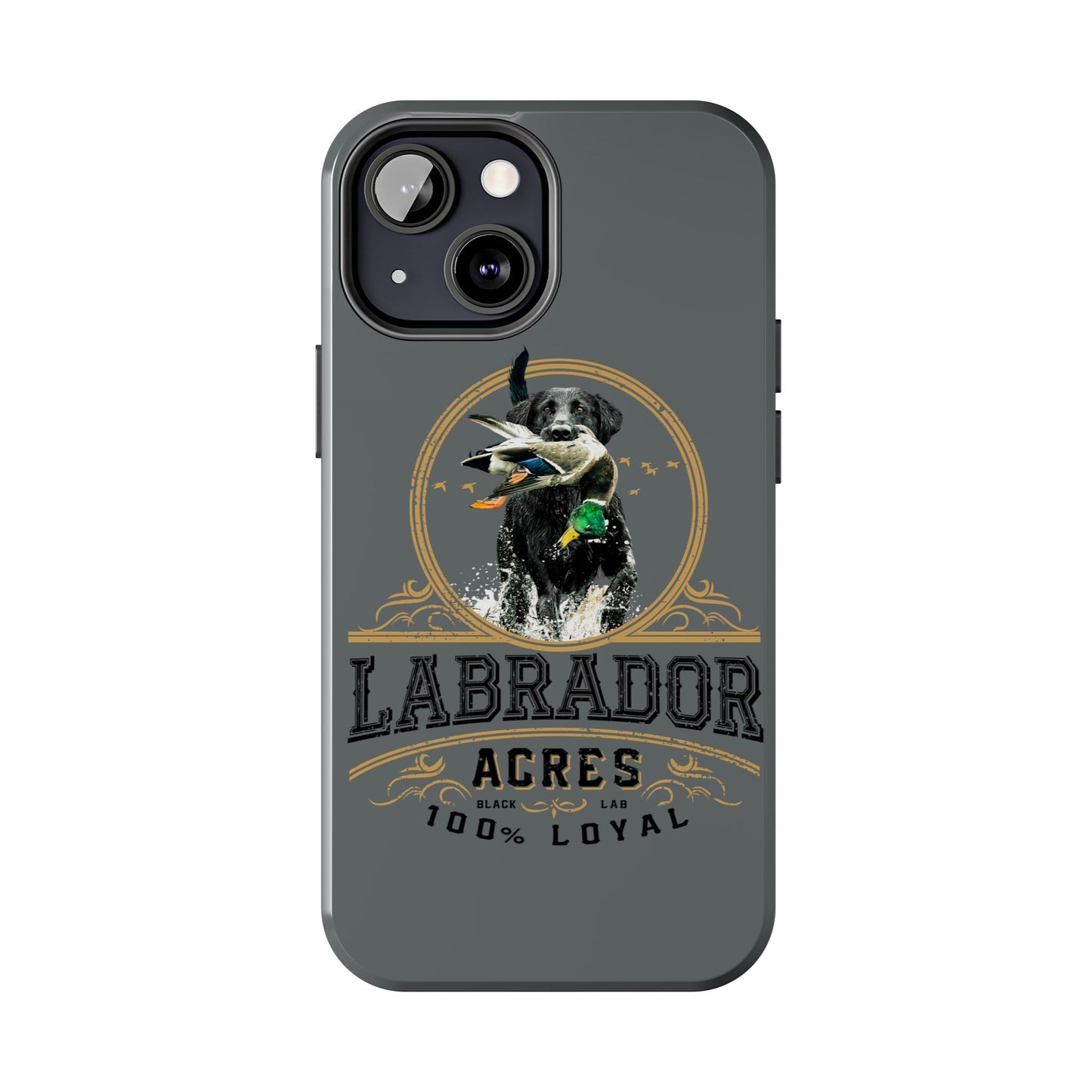 Labrador Acres Black Phone Case