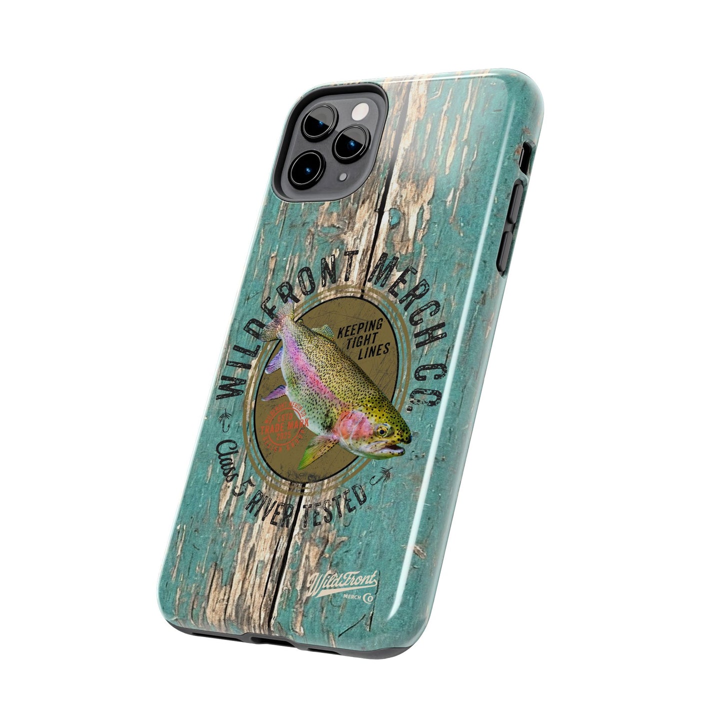 Vintage Rainbow Trout-Tough Phone Case