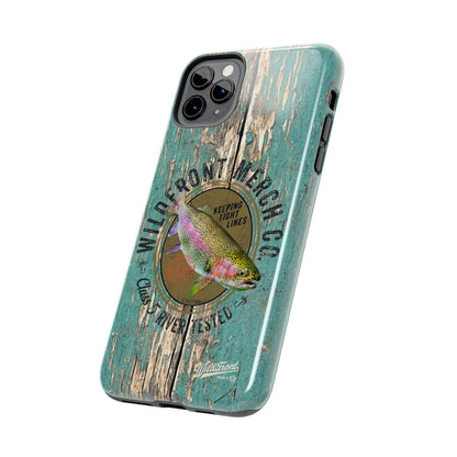 Vintage Rainbow Trout-Tough Phone Case