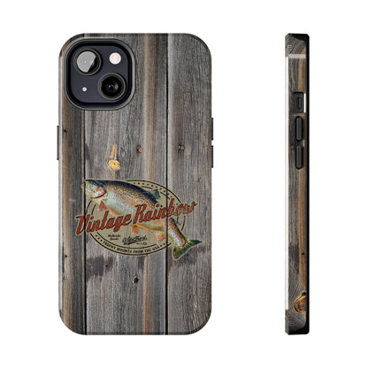 Vintage Rainbow Trout Tough Phone Cases