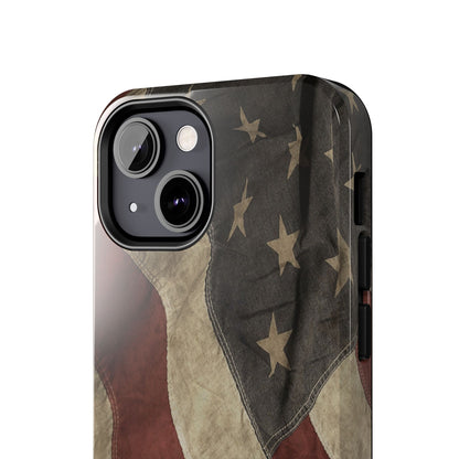 Vintage American Flag-Tough Phone Case
