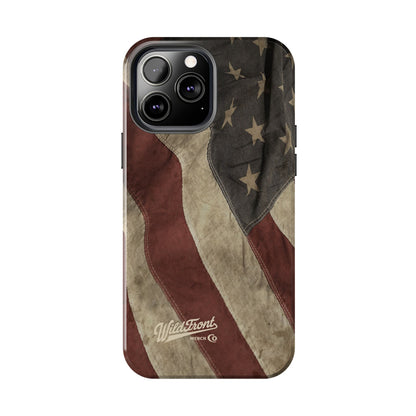 Vintage American Flag-Tough Phone Case