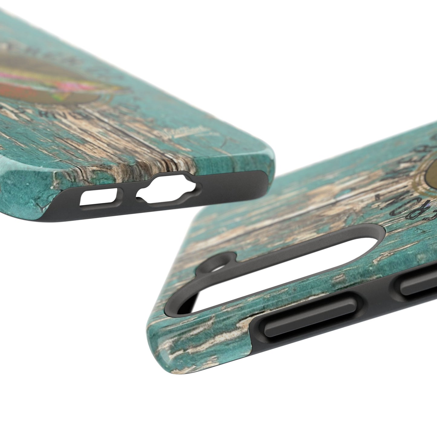 Vintage Rainbow Trout-Tough Phone Case