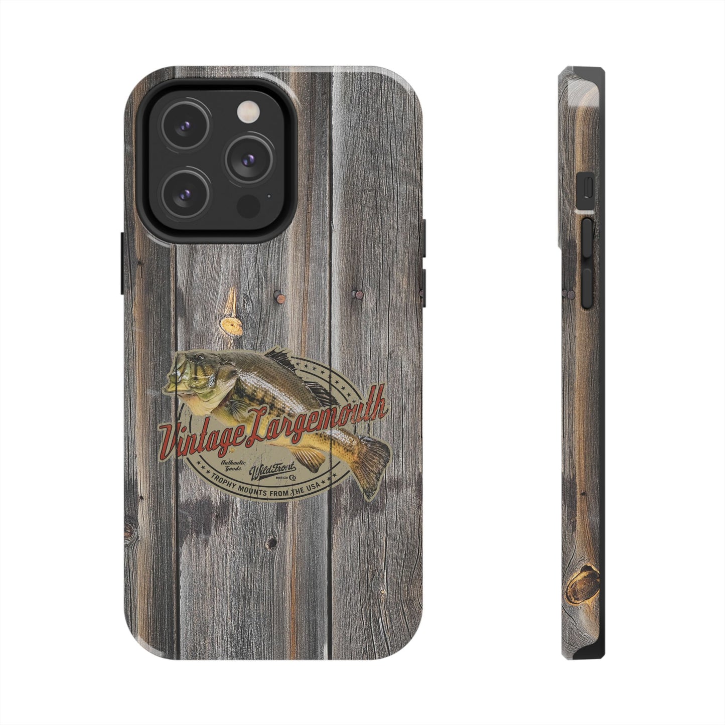 Vintage Largemouth Bass Tough Phone Cases