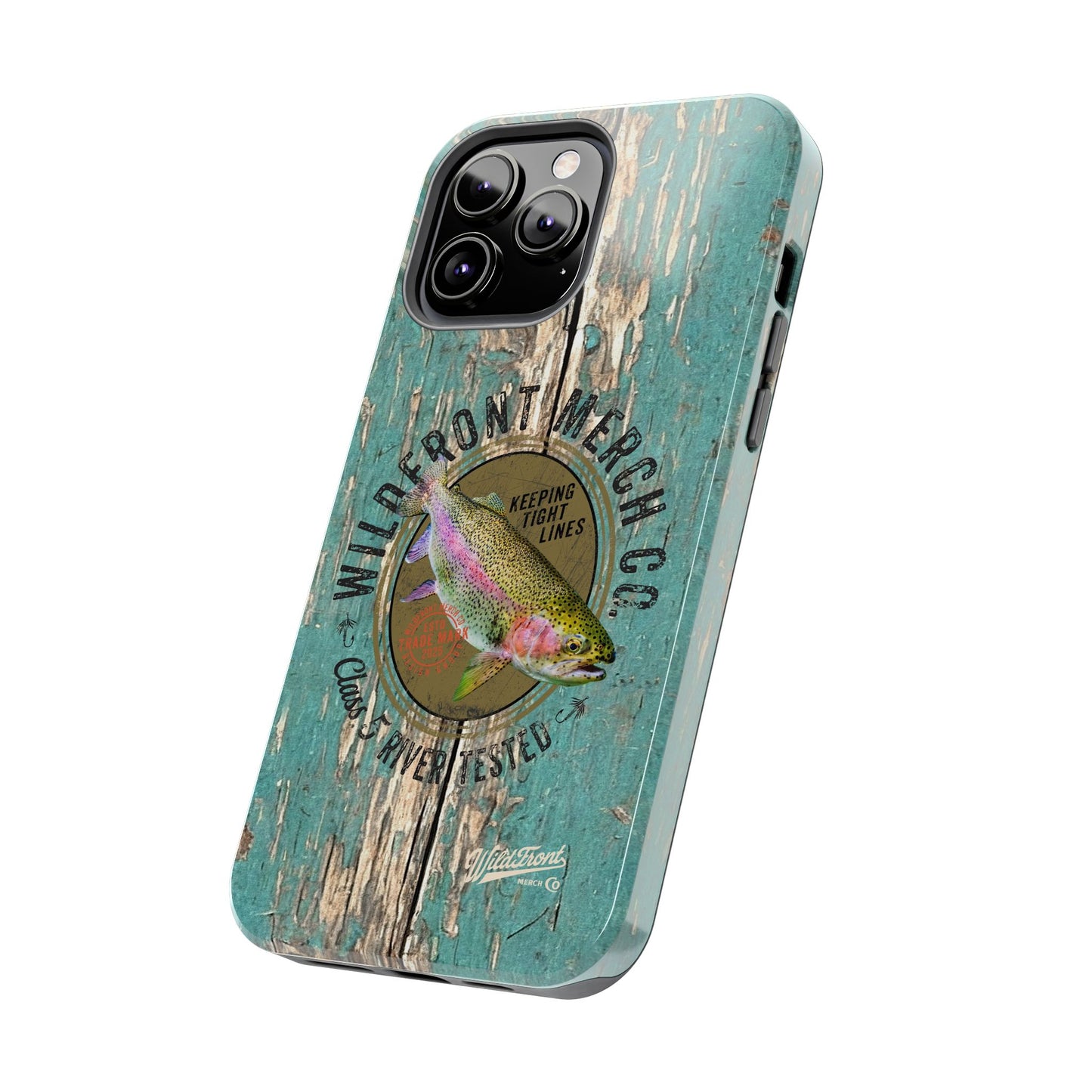 Vintage Rainbow Trout-Tough Phone Case